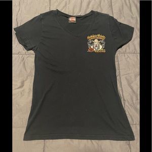 Women’s Harley-Davidson Dealership logo, Black & Size Small.